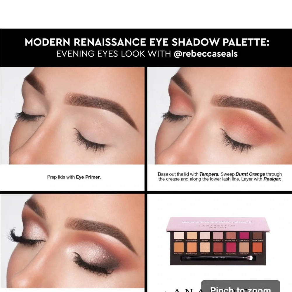 NEW Anastasia Beverly Hills Modern Renaissance 14-Color Eye Shadow Palette - Picture 4 of 6